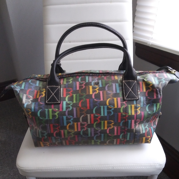 Dooney and Bourke Signature Duffle Shoulder Bag - Picture 7 of 8